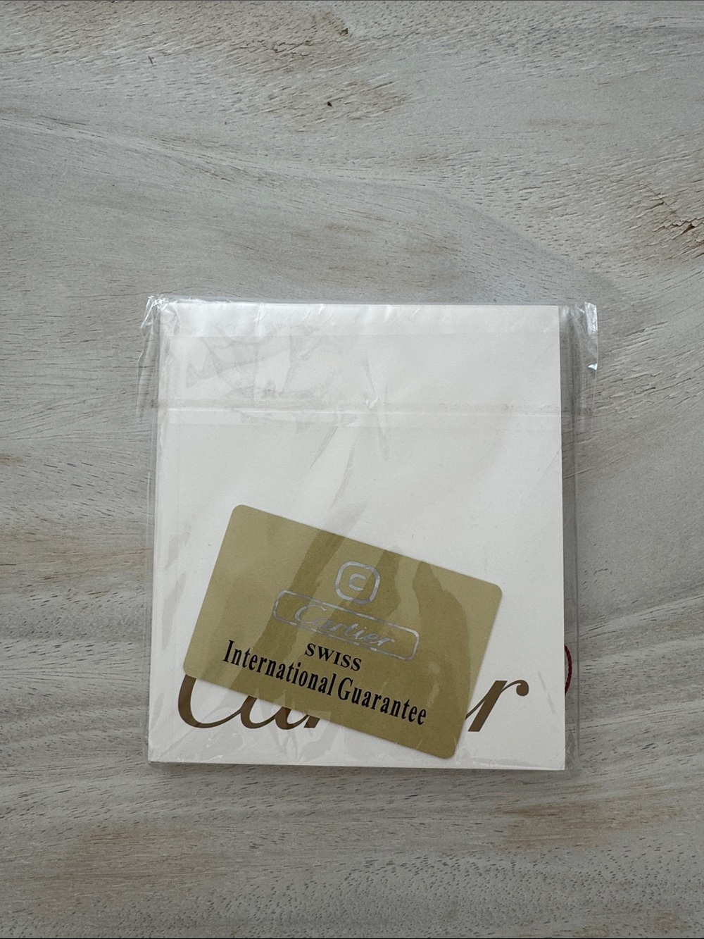 Cartier Watch Book and Guarantee PCWA 0275
